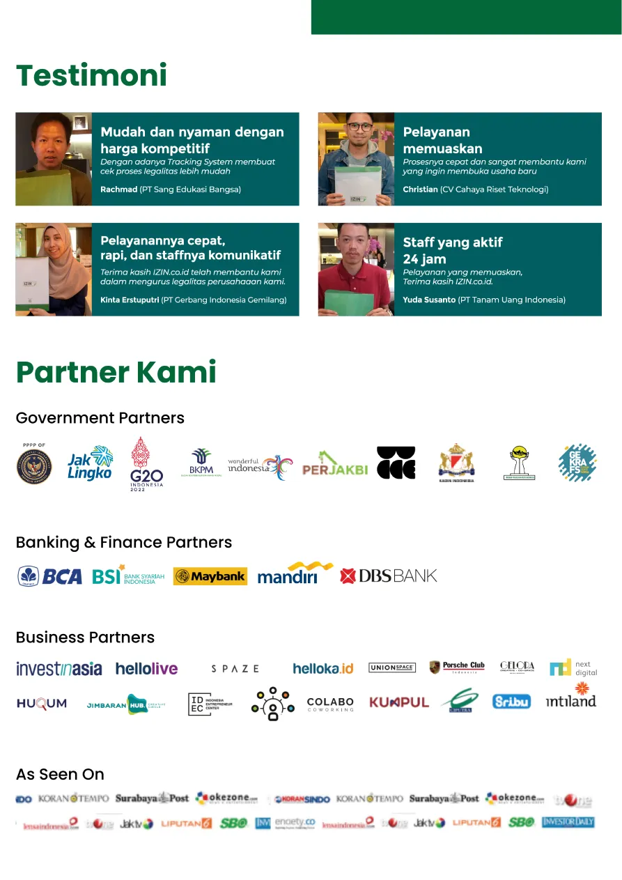 izin.co.id — konsultasi legalitas bisnis dan compliance