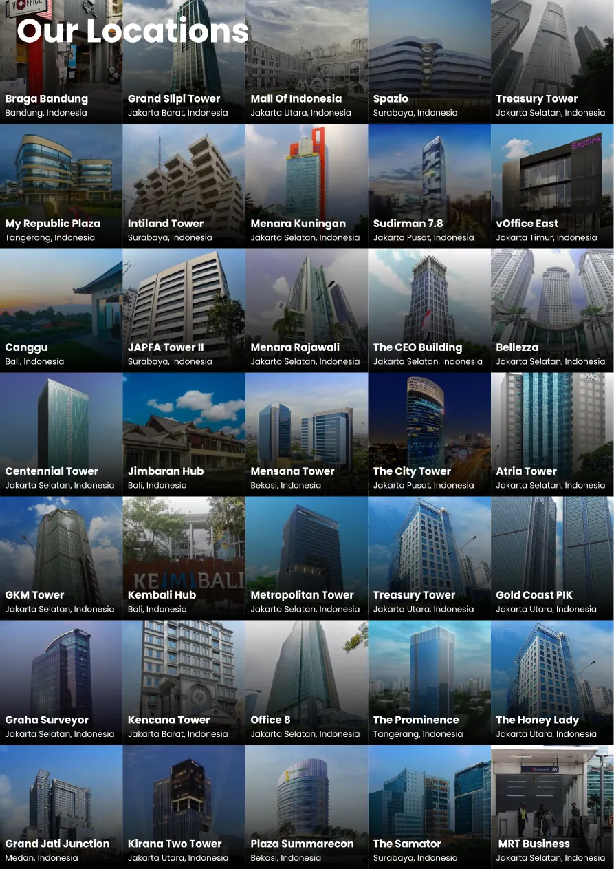 vOffice — private office siap pakai di lokasi strategis